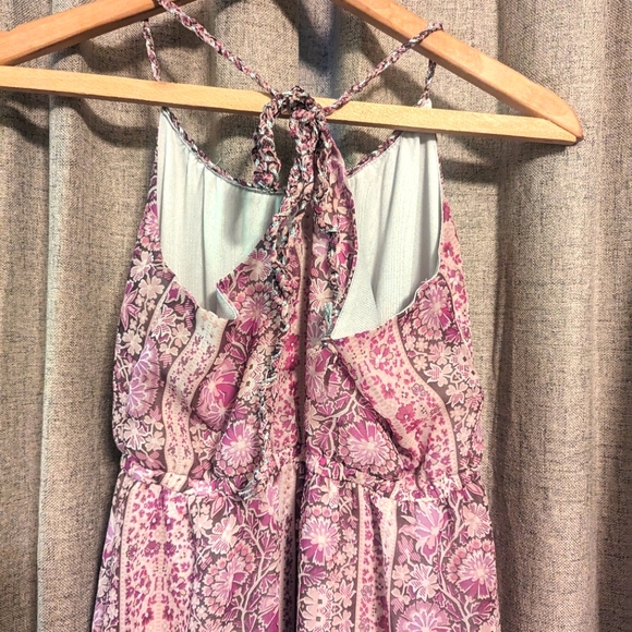 Purple floral pattern maxi dress - Picture 5 of 5